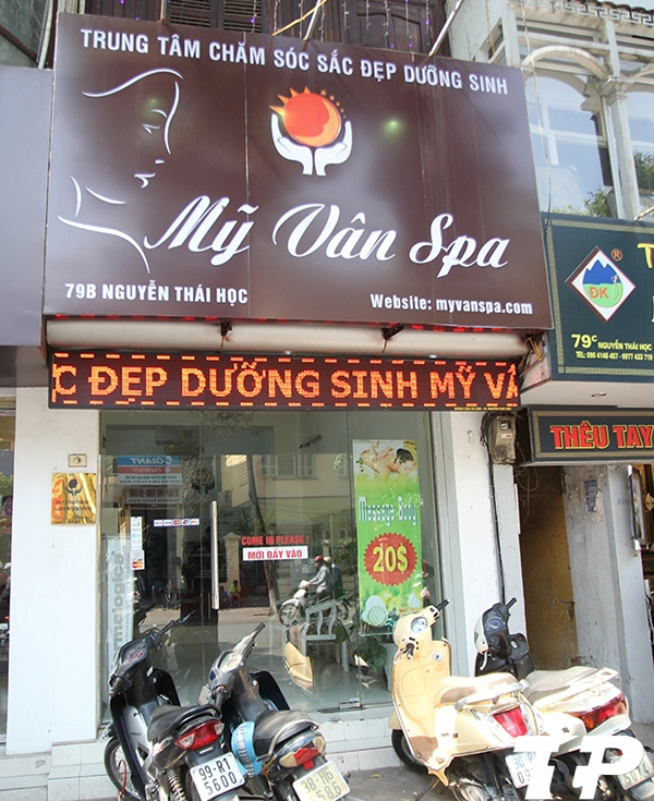 Biển quảng cáo Spa Nguyễn Thái Học - Hải Phòng